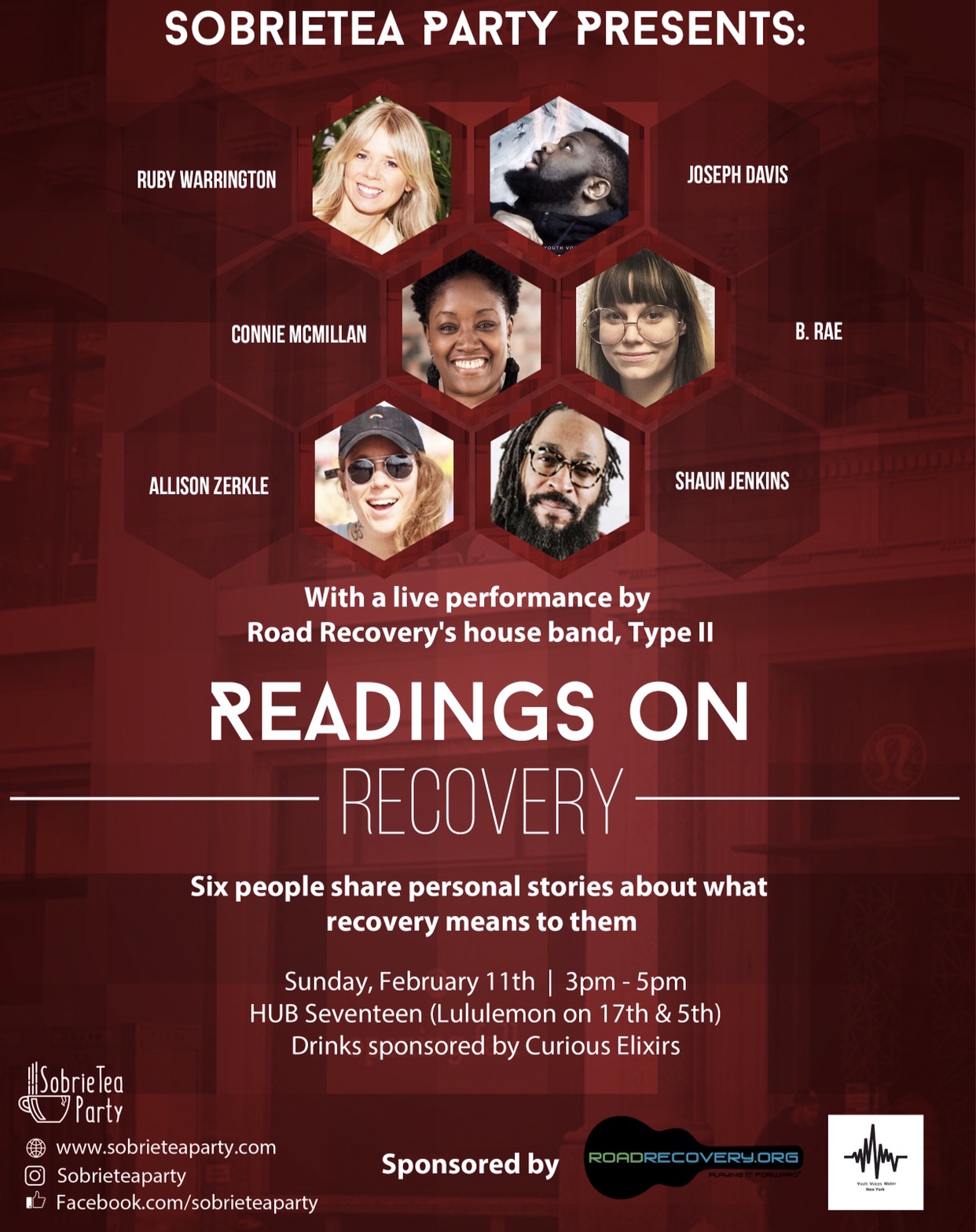 Readings on Recovery Sober SobrieTea Party Tawny Lara