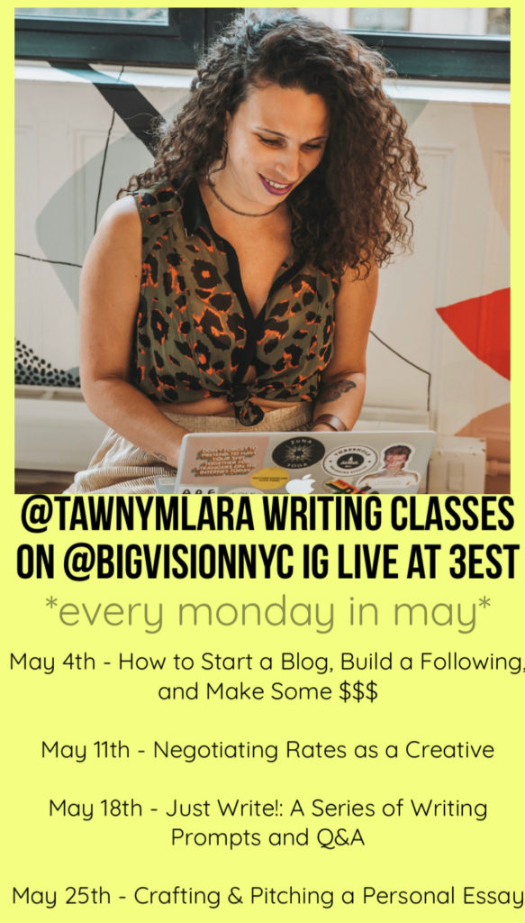 Tawny Lara Writing Classes